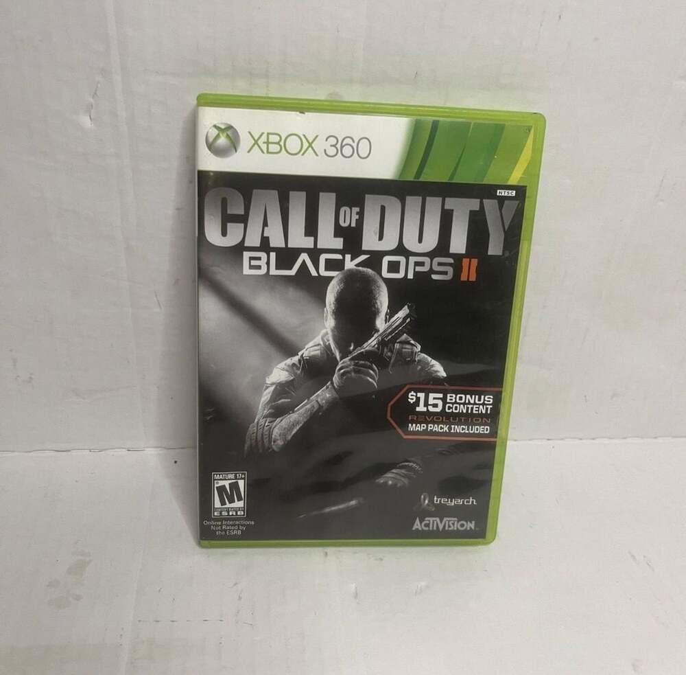 Call Of Duty Black Ops II Xbox 360 Game With Case And Disc